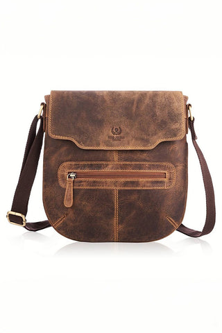 Natural leather bag model 191537 Galanter