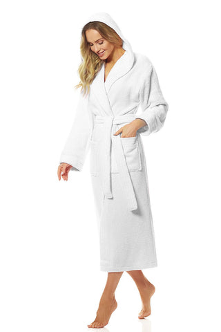 Long bathrobe model 152619 L&L collection